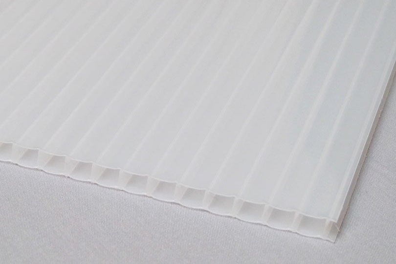 Double paroi - Opale 6 mm - Plaques de polycarbonate