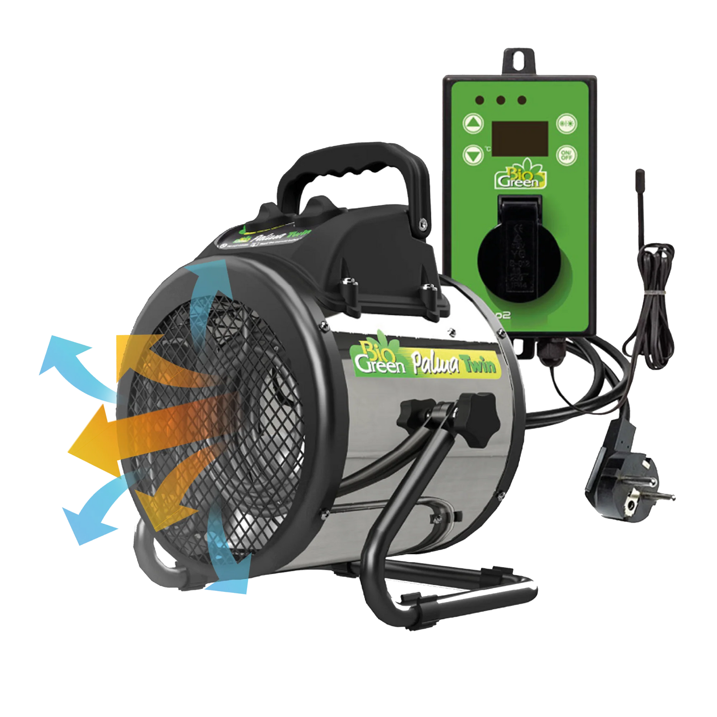 Electric Greenhouse Heater & Fan PALMA with Digital Thermostat - Planta Greenhouses Canada