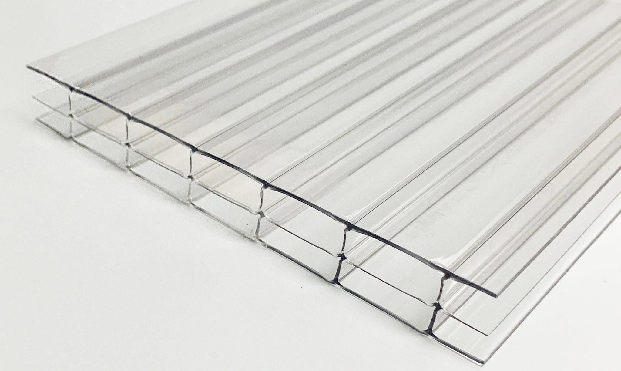 Triple Wall Clear 16mm Polycarbonate Sheets 1054