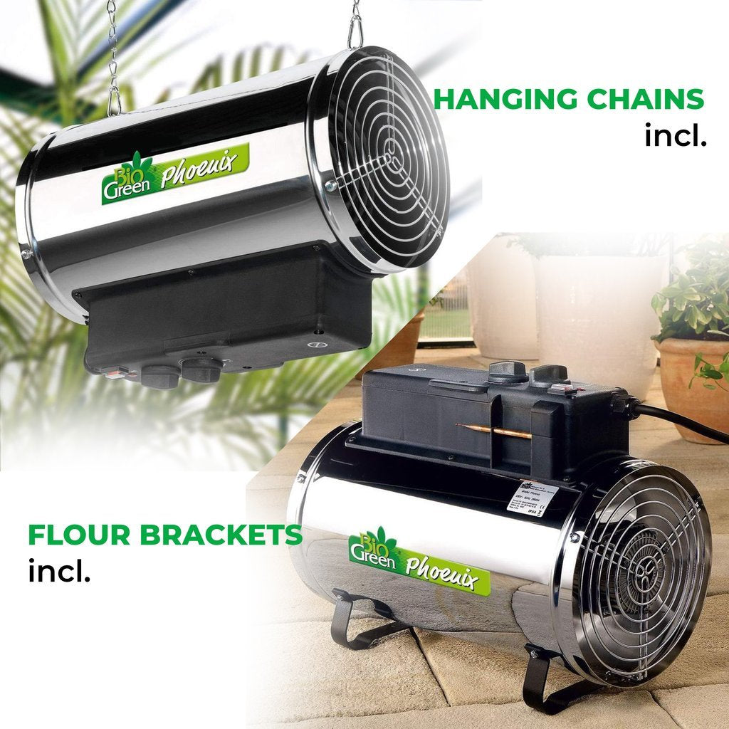 2in1 Phoenix Greenhouse Heater & Cooler 2800 W / 9554 BTUs